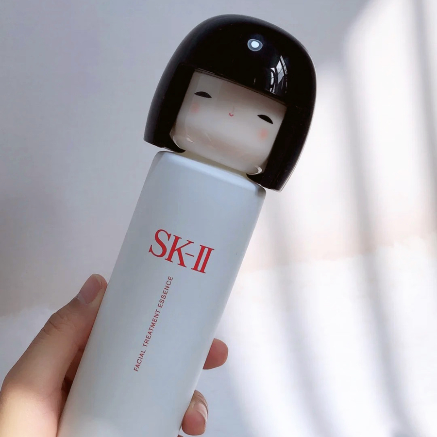 sk-ii 春日娃娃日本本土版版神仙水护肤精华露 黑色 230ml