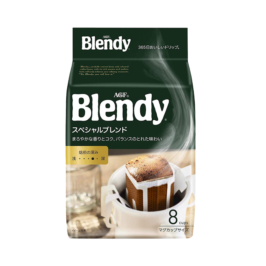 自营agf blendy 滴漏式挂耳咖啡 原味 7g×8袋