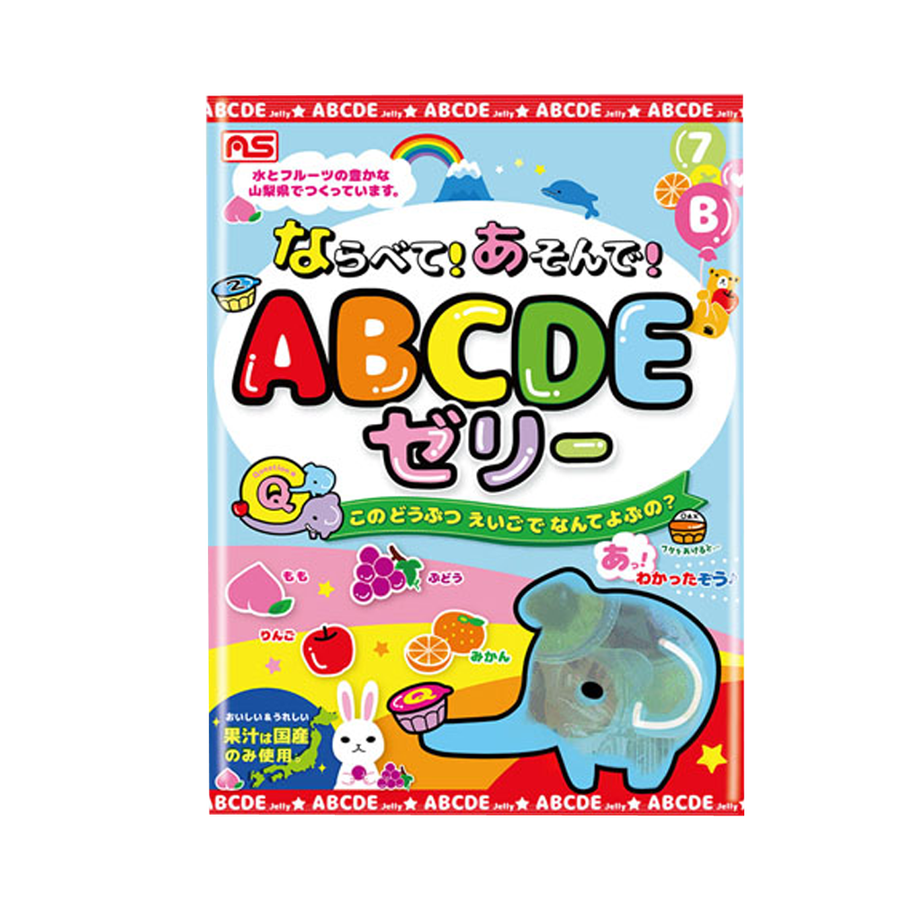 自营as foods 英语字母图案果冻 22个(352g/袋)