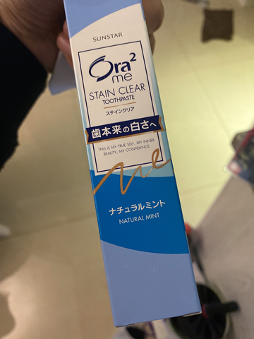 ora2 皓乐齿 牙齿亮白净色牙膏 天然薄荷味 40g