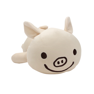 自营luckypig giggle 小猪抱枕 lucky白色 l号