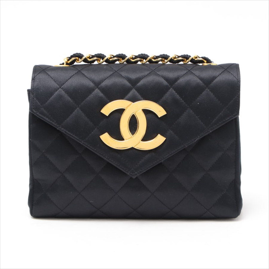 chanel 香奈儿matelasse系列缎面链条单肩包