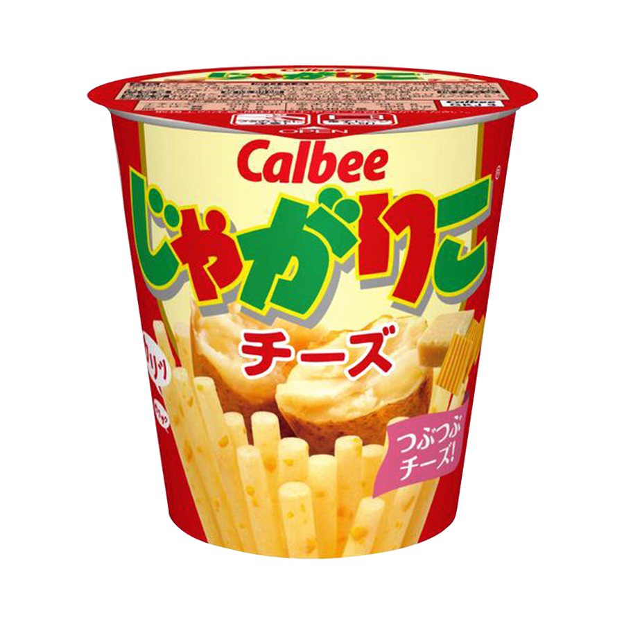 自营calbee 卡乐比 jagariko佳可丽坚脆薯条 芝士味 1杯装 58g