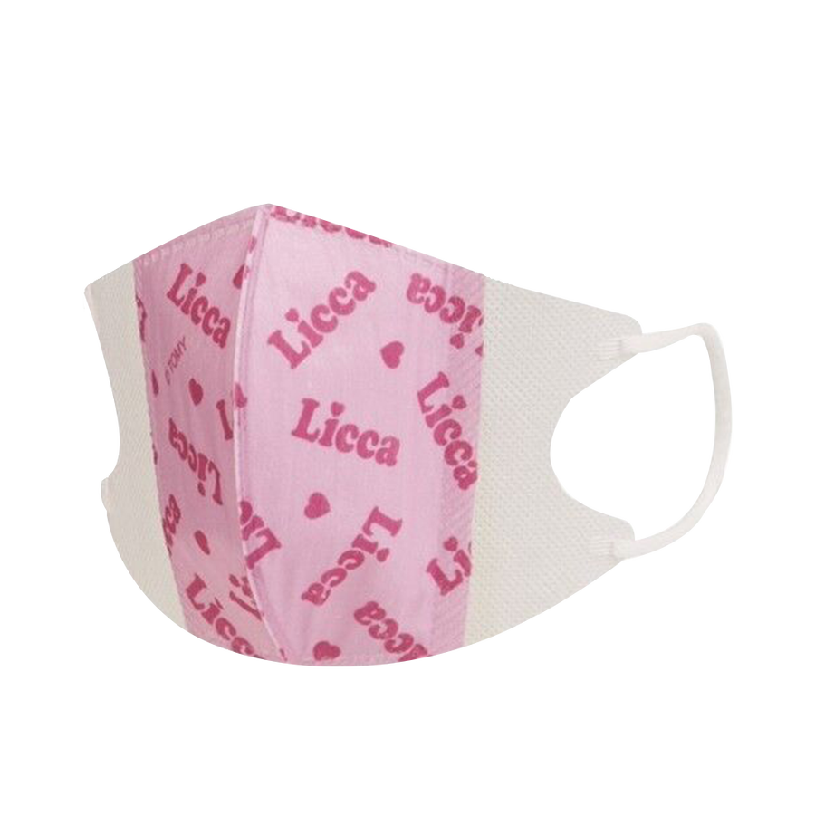skater 斯凯达 可爱粉色儿童立体口罩 licca酱 10枚