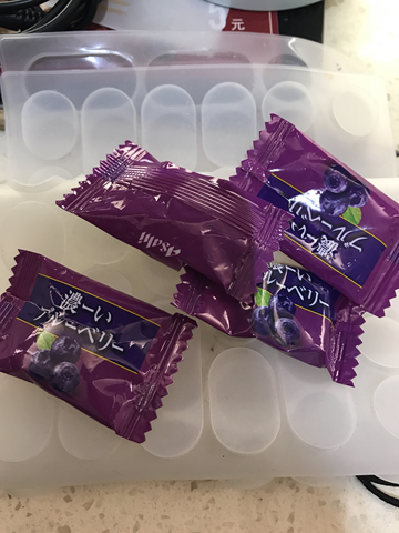 自营asahi 朝日 浓缩蓝莓汁维生素a护眼蓝莓糖 84g