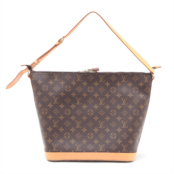 【古着】louis vuitton 路易威登 经典老花单肩挎包(pvc×皮革) 棕色