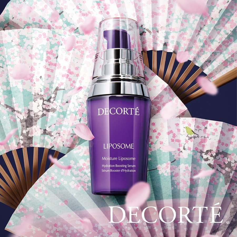 cosme decorte 黛珂 liposome 小紫瓶保湿赋活美容液 赋活精华露樱花