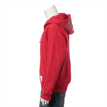 supreme champion冠军联名 字母logo男士拉链连帽外套(棉) 红色(a)