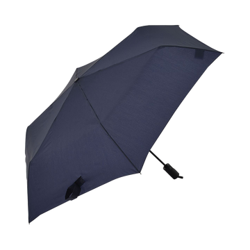 自营nifty colors 简约纯色晴雨两用迷你折叠自动伞 藏青色 58cm 1把