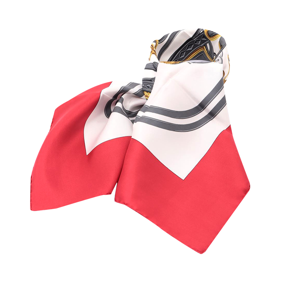 【古着】hermes 爱马仕 90*90cmbrides de gala 蜜蜂图案斜纹丝巾