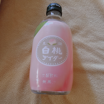 自营tomomasu 友桝饮料 日本人气水果味碳酸汽水 白桃味 300ml