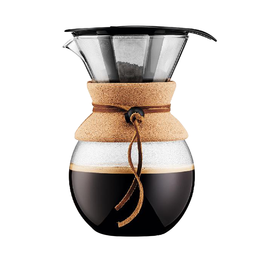 bodum pour over 滴滤式玻璃咖啡壶 软木 1l