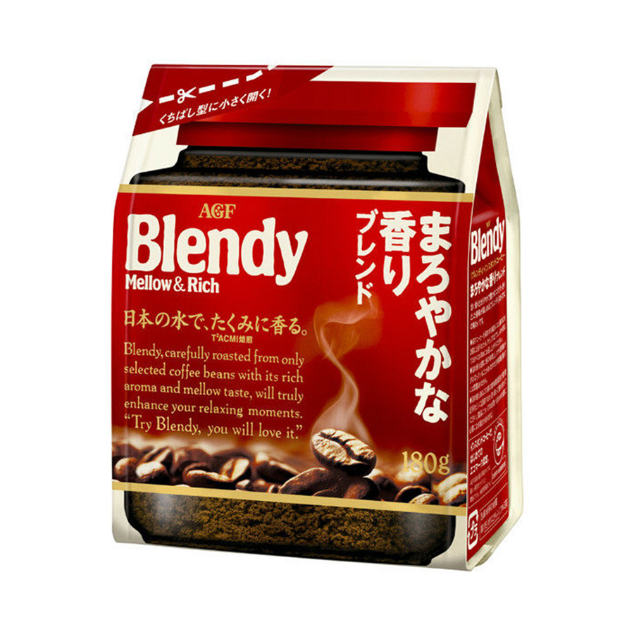 自营agf 味之素 blendy温润醇香速溶咖啡 1袋(180g)