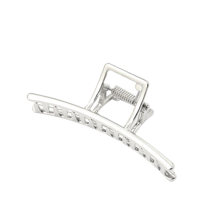 自营colleca la 极简金属发夹 银色