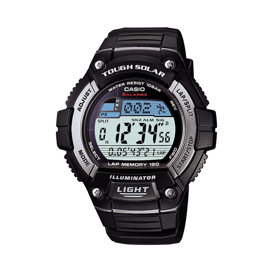 casio 卡西欧standard系列多功能防水男士腕表 w-s220-1ajf_casio