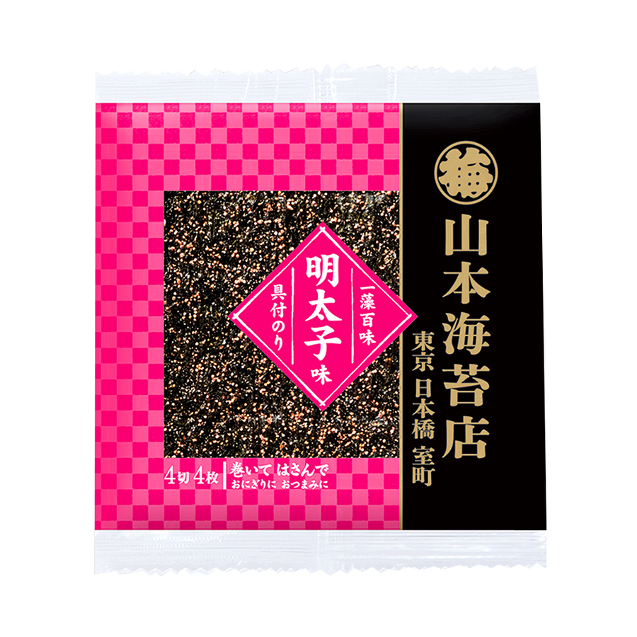 山本海苔店 一藻百味调味海苔 明太子 4片