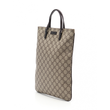 【中古】gucci 古驰 gg plus系列托特包(pvc,皮革) 驼色×棕色(ab)