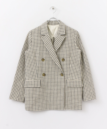 urban research rosso women 浅色格纹西服 浅色格纹 s