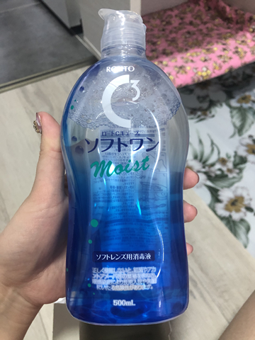 rohto 乐敦 c3隐形眼镜护理液 保湿款 500ml