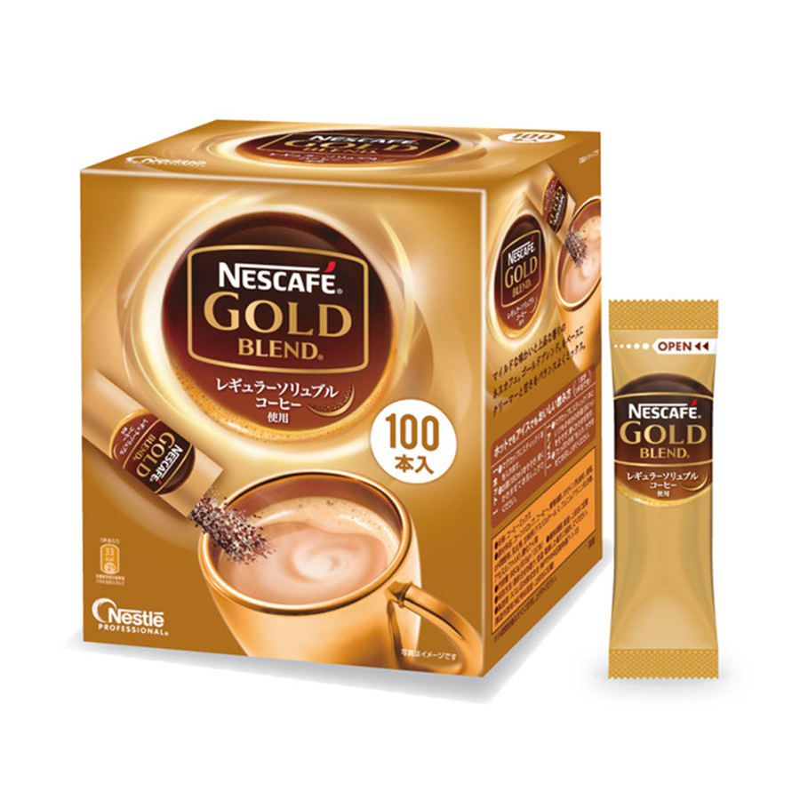 自营nestle 雀巢 黄金混调混合咖啡含糖和奶精 1盒(100个)